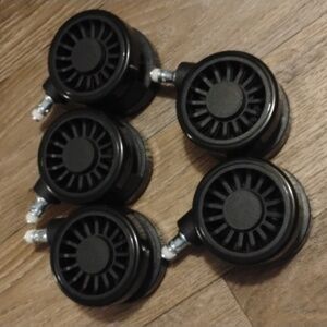 5/$20 Set of 5 Black 3inch Replacement Caster Wheels For Gaming/Computer Chair